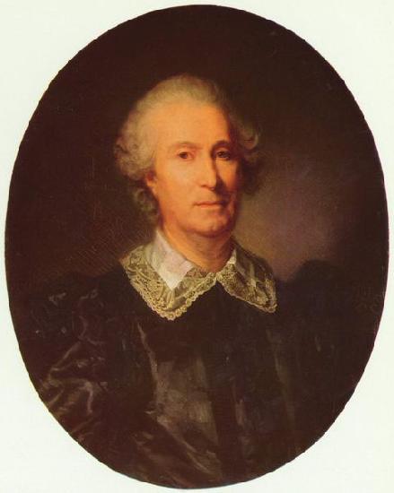 GREUZE, Jean-Baptiste Portrat des Randon de Boisset, Oval oil painting image